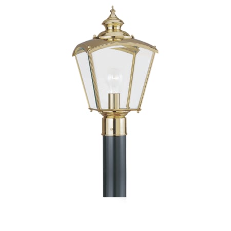 A large image of the Sea Gull Lighting 8202 Shown in Polished Brass