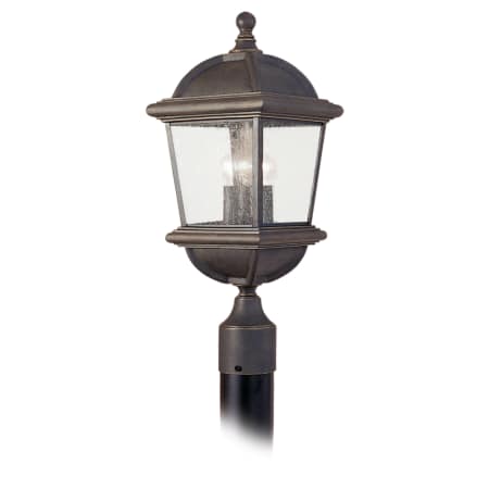 A large image of the Sea Gull Lighting 8243 Shown in Gold Patina