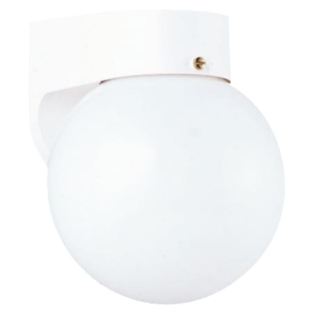 A large image of the Sea Gull Lighting 8753 Shown in White / White Glass