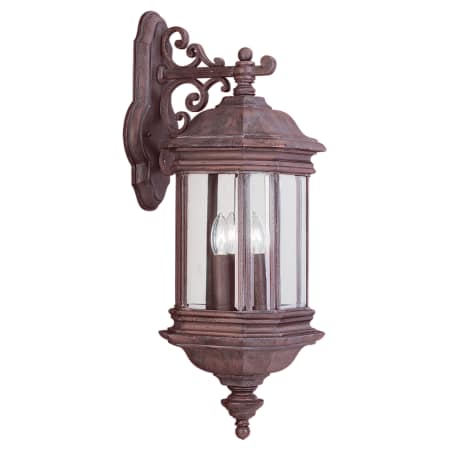A large image of the Sea Gull Lighting 8841 Shown in Textured Rust Patina