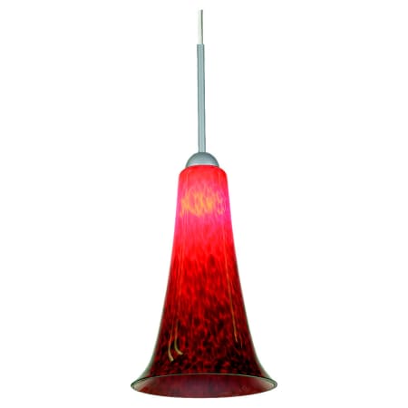 A large image of the Sea Gull Lighting 94764 Shown in Red / Black Gravel