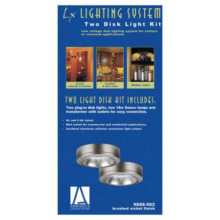 A large image of the Sea Gull Lighting 9888 Shown in Brushed Nickel