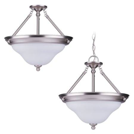 A large image of the Sea Gull Lighting 66062 Brushed Nickel
