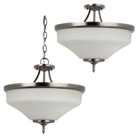 A large image of the Sea Gull Lighting 77180 Antique Brushed Nickel