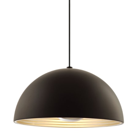 Seed Design Sq 3650mp Bk Black Dome Single Light 19 11 16 Wide A Large Image Of The Seed Design Dome Pendant Black