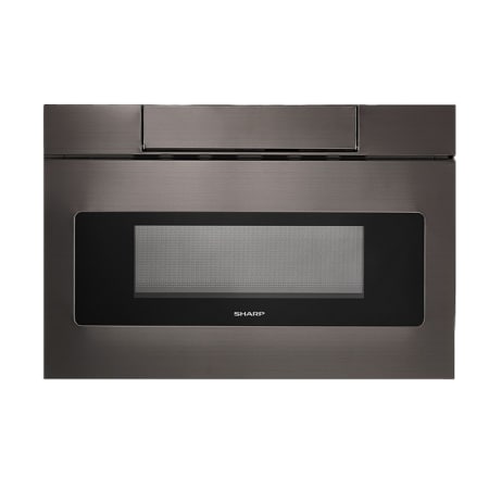 A large image of the Sharp SMD2470A Black Stainless Steel
