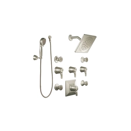 A large image of the ShowHouse by Moen TS556 Brushed Nickel