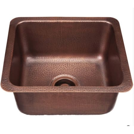Signature Copper Bdc 171508p Medium Antique Prato 17 Single Basin A Large Image Of The Signature Copper Bdc 171508 Medium Antique