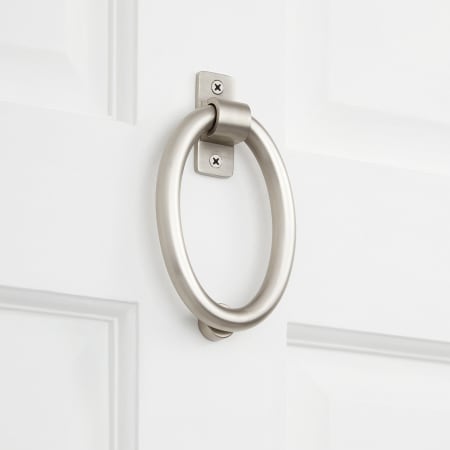 A large image of the Signature Hardware 953822 Satin Nickel