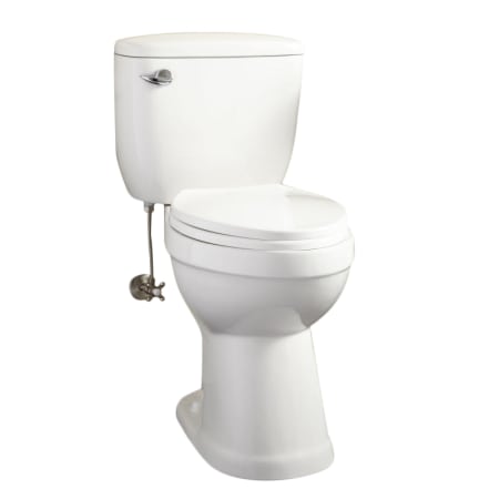 stalnaker siphonic two piece round toilet 19 seat height