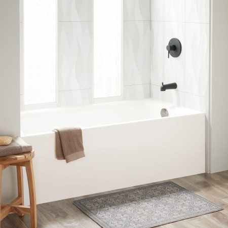 tub soaking signature hardware biscuit acrylic alcove sitka right