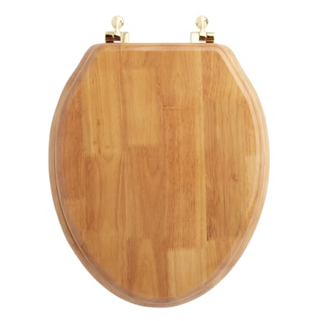 A large image of the Signature Hardware 903919-E Oak / Polished Brass