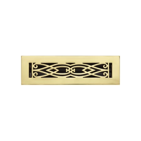 A large image of the Signature Hardware 905450-2-12 Polished Brass