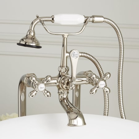 A large image of the Signature Hardware 904811-34 Polished Nickel