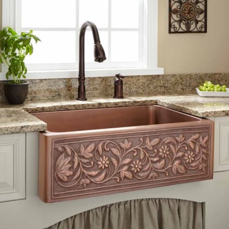 A large image of the Signature Hardware 214146 Antique Copper