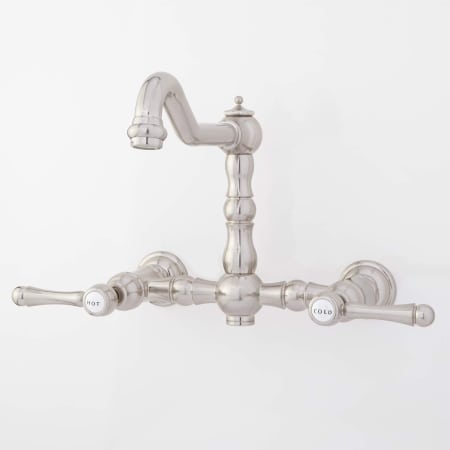A large image of the Signature Hardware 906112 Brushed Nickel