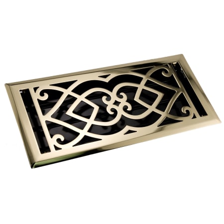 A large image of the Signature Hardware 909580-6-12 Polished Brass