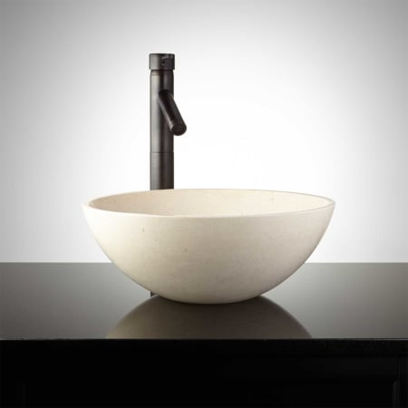 A large image of the Signature Hardware 231928 Cream Egyptian