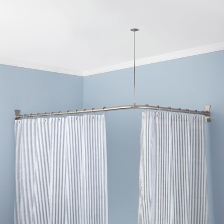 A large image of the Signature Hardware 913110-36X36 Brushed Nickel