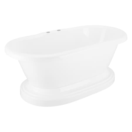 A large image of the Signature Hardware 267200 Signature Hardware-267200-Angled Tub
