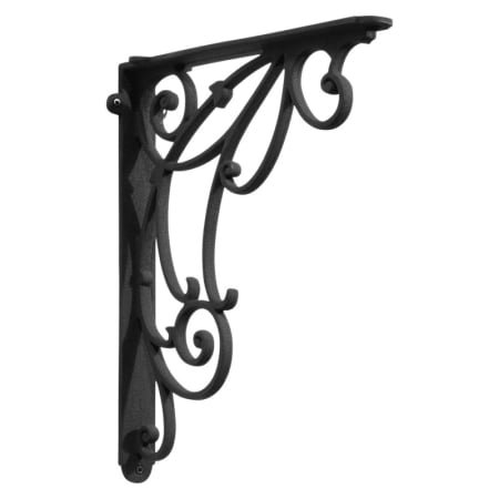 A large image of the Signature Hardware 275513 Black Powder Coat