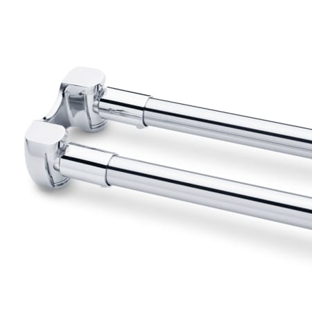 Signature Hardware 290453 Chrome 66 Curved Double Shower