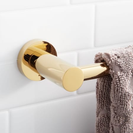 A large image of the Signature Hardware 916740-24 Polished Brass