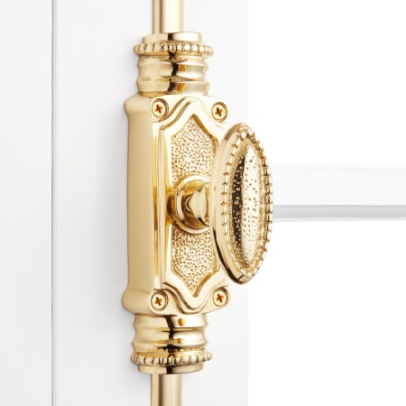 A large image of the Signature Hardware 916670 Polished Brass