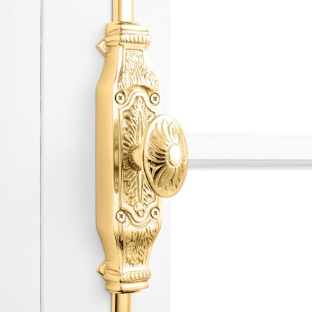 A large image of the Signature Hardware 916671 Polished Brass