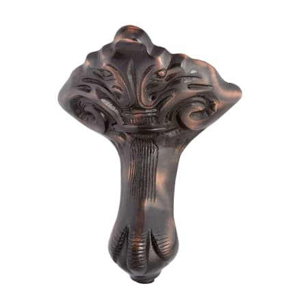 A large image of the Signature Hardware 916652-66-RH White / Oil Rubbed Bronze Feet