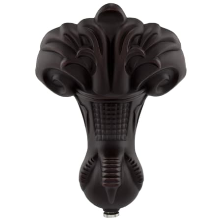 A large image of the Signature Hardware 911199-69-TD-NO White / Oil Rubbed Bronze Feet