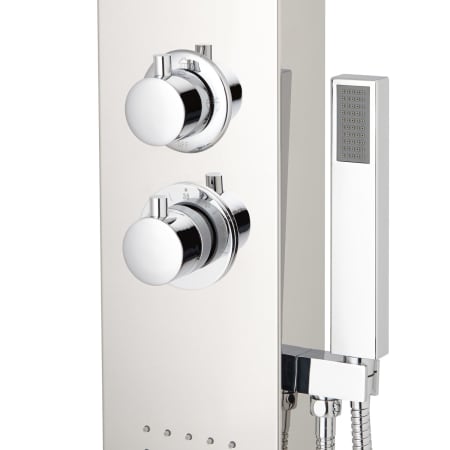 Signature Hardware 313373 Stainless Steel Luella Thermostatic Stainless Steel Shower Panel with ...