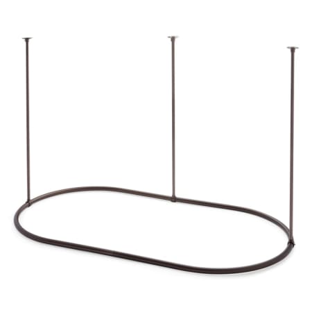 Signature Hardware 320470 Chrome 72 X 36 Oval Solid Brass