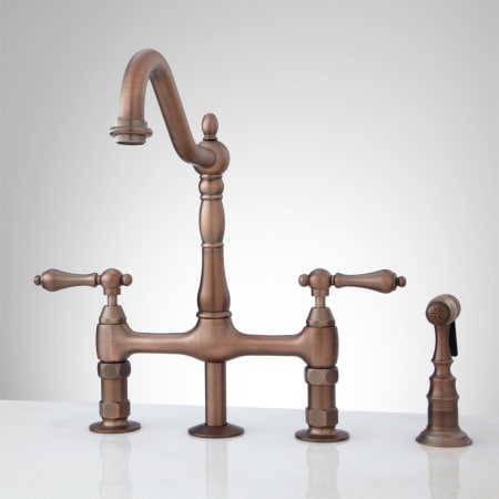 A large image of the Signature Hardware 907295 Oil Rubbed Bronze