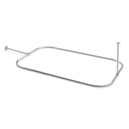 Signature Hardware 345601 Chrome 54 X 32 Rectangular Solid Br A Large Image Of The Signature Hardware 939643 54 32 Chrome
