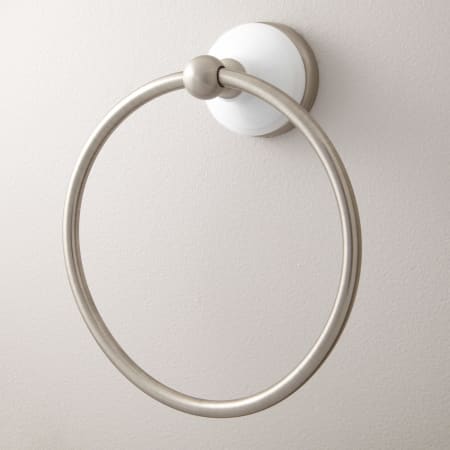 A large image of the Signature Hardware 921708 Brushed Nickel