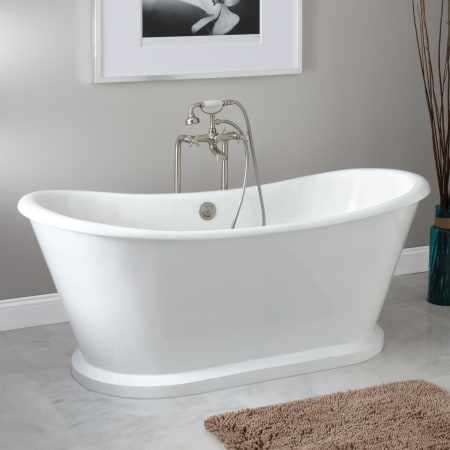tubs durham bathtubs skirted pedestal soaking signaturehardware clawfoot