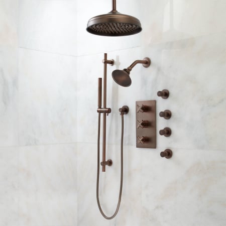 A large image of the Signature Hardware 925470-12 Oil Rubbed Bronze