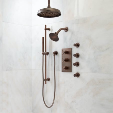 A large image of the Signature Hardware 925470-10 Oil Rubbed Bronze