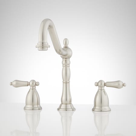 A large image of the Signature Hardware 903778 Brushed Nickel