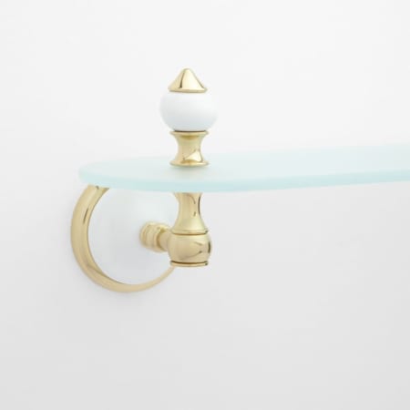 A large image of the Signature Hardware 929502 Polished Brass
