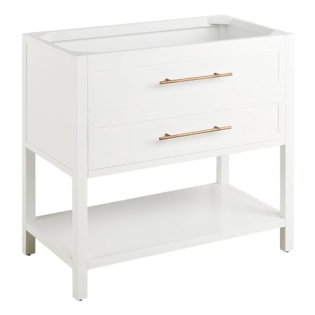 A large image of the Signature Hardware 414640 Bright White