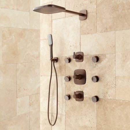 A large image of the Signature Hardware 927745 Oil Rubbed Bronze