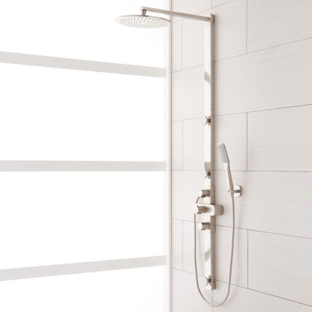 A large image of the Signature Hardware 931424 Brushed Nickel