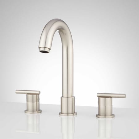 A large image of the Signature Hardware 932623 Brushed Nickel