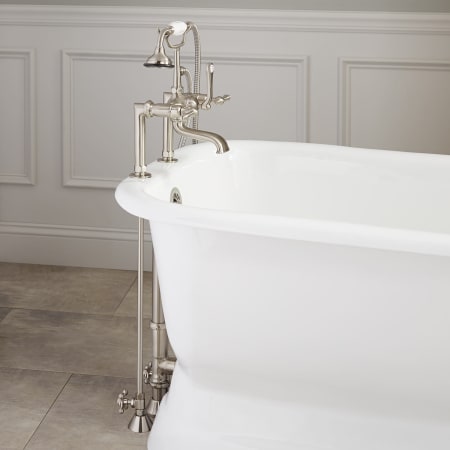 A large image of the Signature Hardware 935655-4 Brushed Nickel