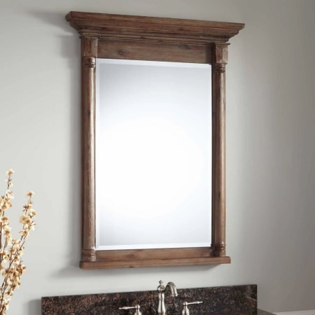 A large image of the Signature Hardware 940989-30 Rustic Brown
