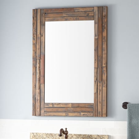 A large image of the Signature Hardware 936490-24 Gray Wash Pine