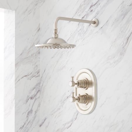 A large image of the Signature Hardware 940603-10 Brushed Nickel