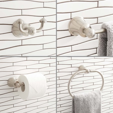 A large image of the Signature Hardware 940982 Brushed Nickel